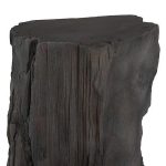 Stratified Cast Stone Pedestal, Painted Slate