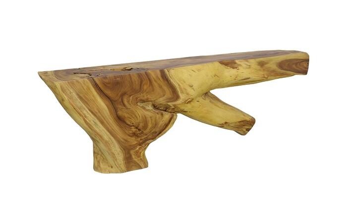 Freeform Console Table, Natural