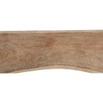 Origins Dining Table, Straight Edge, Weathered Gray, Satin Black Legs