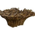 Wood Table Base, Natural
