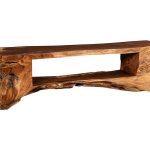 Freeform Console Table, Natural