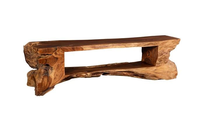 Freeform Console Table, Natural