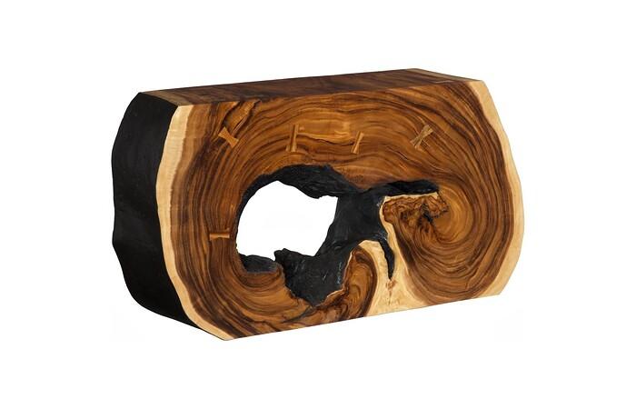 Aperture Console Table, Burnt Edge