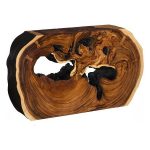 Aperture Console Table, Burnt Edge