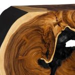 Aperture Console Table, Burnt Edge