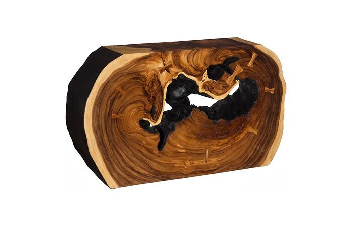 Aperture Console Table, Burnt Edge