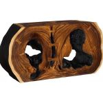 Aperture Console Table, Burnt Edge