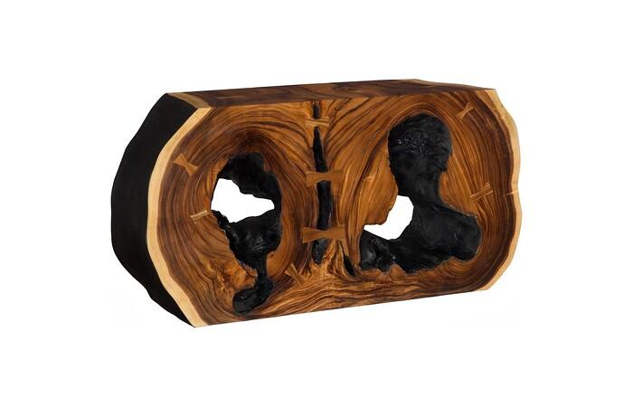Aperture Console Table, Burnt Edge