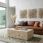 Vine Wall Tile, Xl, Bleached