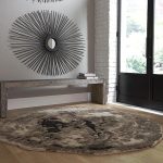 Slice Area Rug, Brown, 6x6'