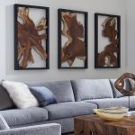 Framed Root Wall Art, Rectangle, Black