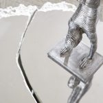 Handstand Sculpture, Aluminum, Small