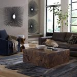 Slice Area Rug, Brown, 6x6'