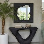 Magma Mirror, Charcoal Stone