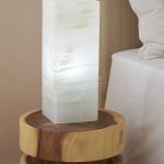 Onyx Lamp, Square, White