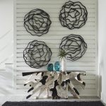 Vine Wall Flower, Black, Small