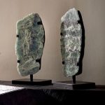 Onyx Lamp On Black Base, Fluorite