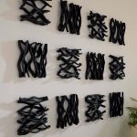 Vine Wall Tile, Black
