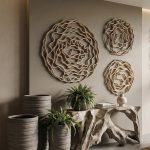 Vine Wall Flower, Bleached, Large
