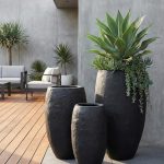 Aera Planter, Black, Small