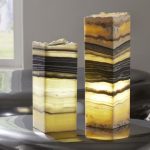 Onyx Lamp, Square, Zebra