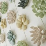 Oviferum Succulent Wall Art, Chartreuse