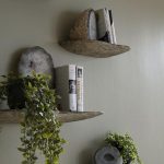Floating Wall Shelf, Gray Stone, Small