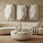 Stratified Cast Stone Wall Art, Roman Stone