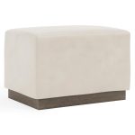 Merino Leather Ottoman