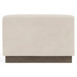Merino Leather Ottoman