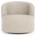 Elle Leather Swivel Chair