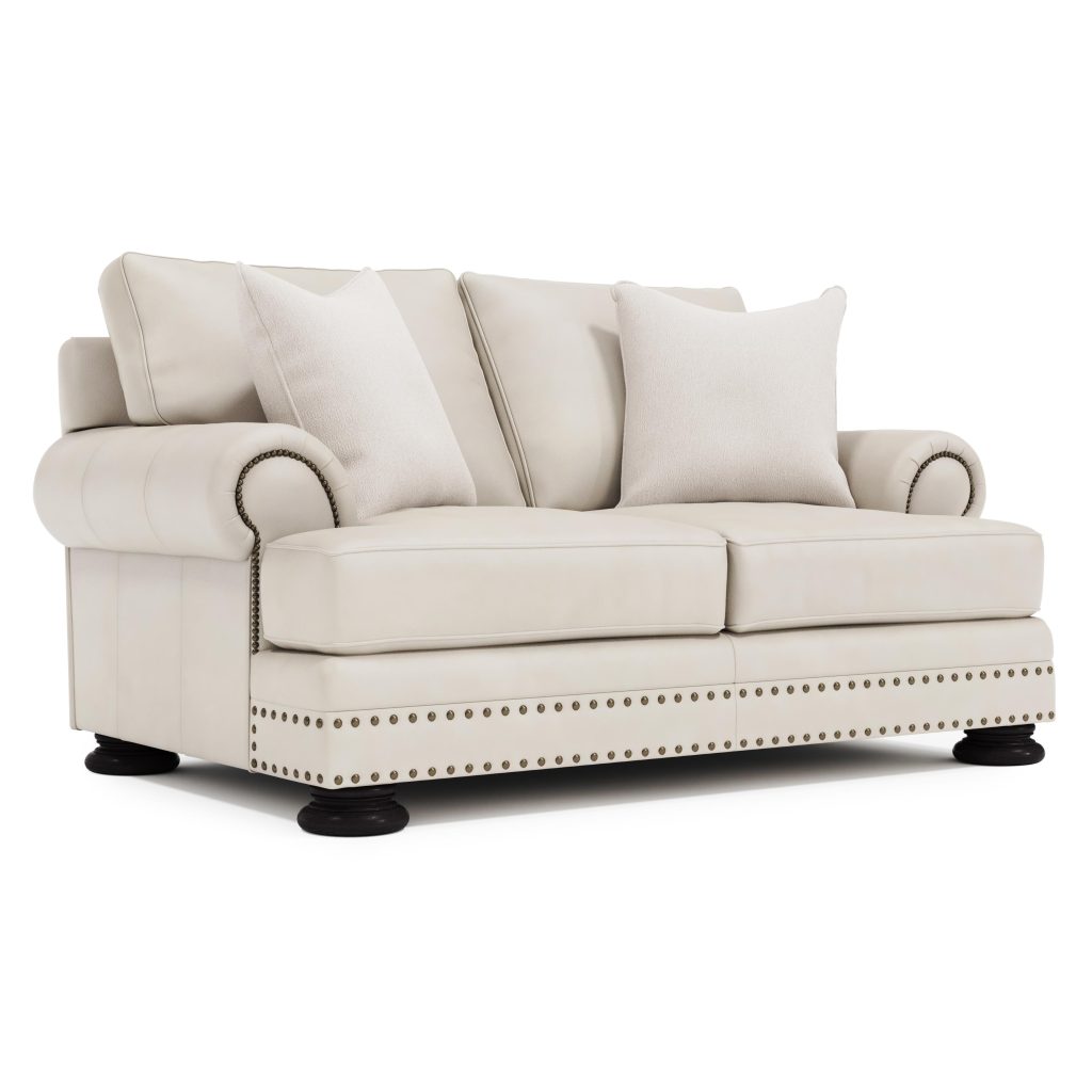 Foster Leather Loveseat