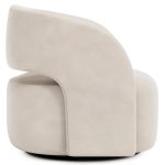Chloe Leather Swivel Chair