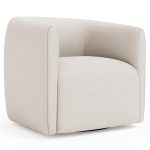 Aline Fabric Swivel Chair