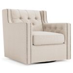 Candace Fabric Swivel Chair