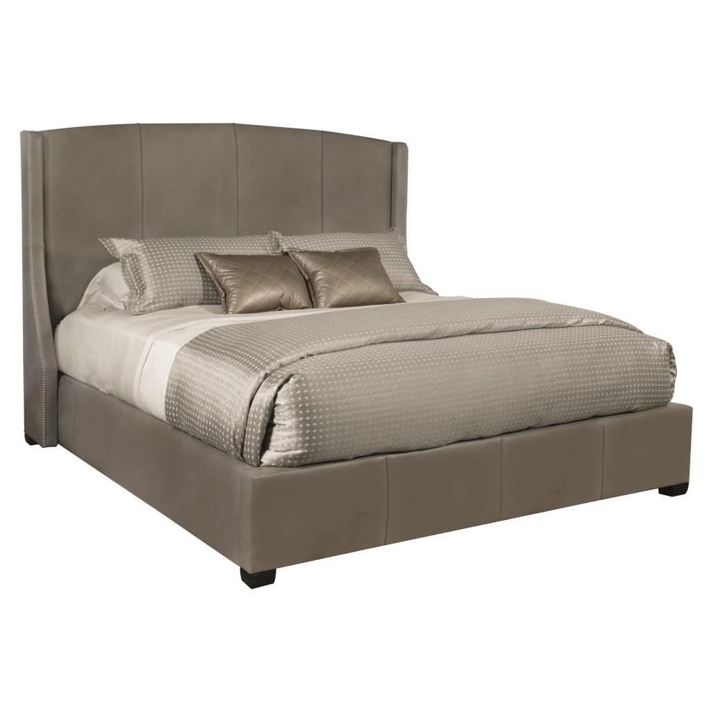 Cooper Leather Shelter Bed King (54" H)