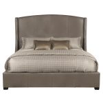 Cooper Leather Shelter Bed King (64" H)
