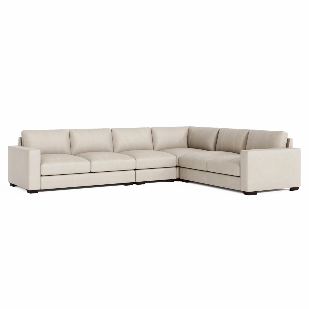 Dawkins Leather Sectional