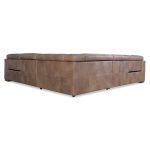 Lioni Leather Power Motion Sectional