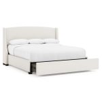 Cooper Fabric Storage Shelter Bed King (54" H)