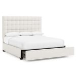 Avery Fabric Storage Panel Bed King (66" H)