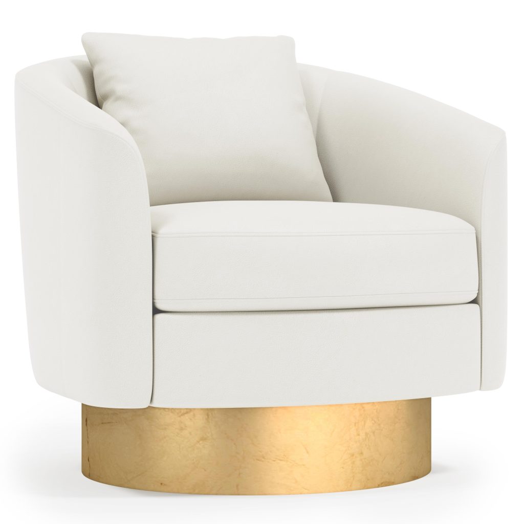 Camino Leather Swivel Chair