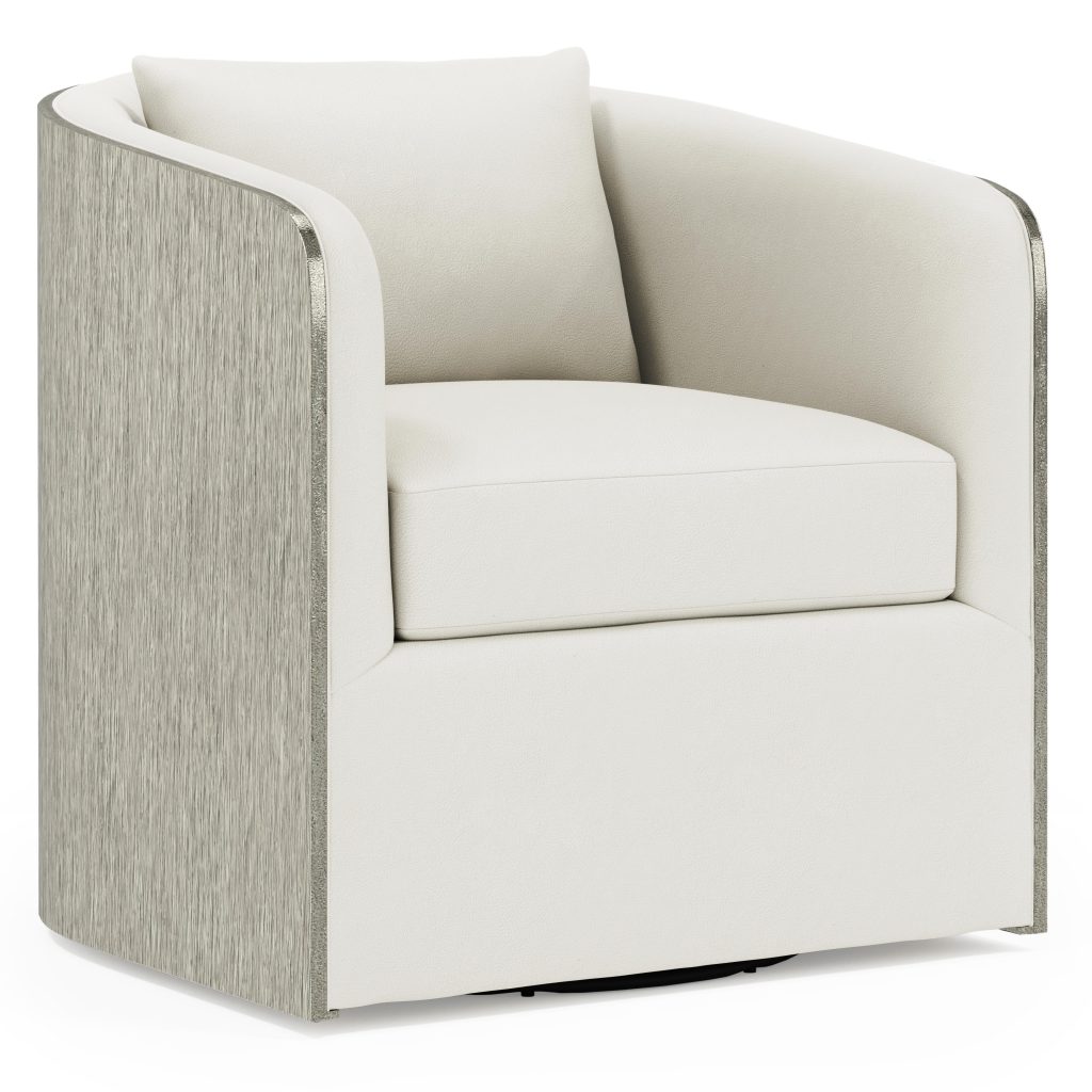 Eliot Leather Swivel Chair