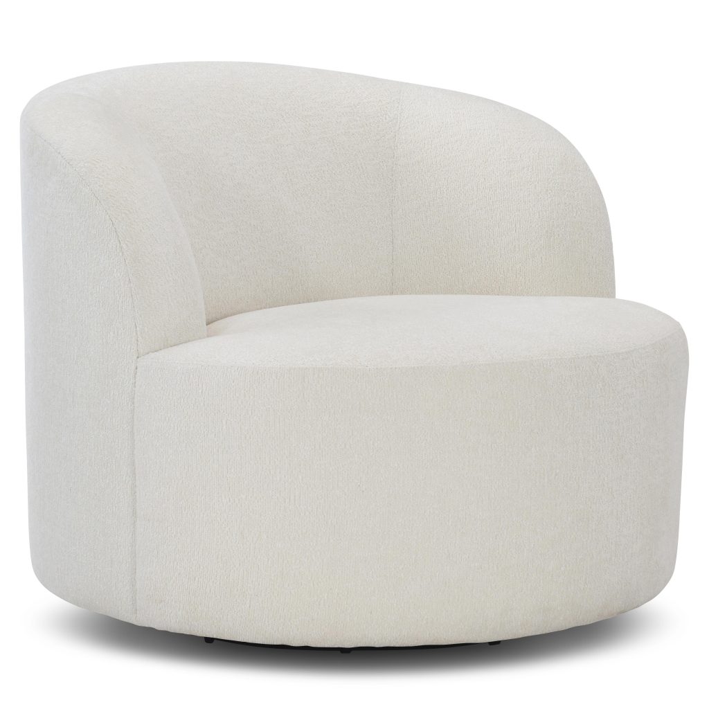 Elle Fabric Swivel Chair
