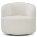 Elle Fabric Swivel Chair
