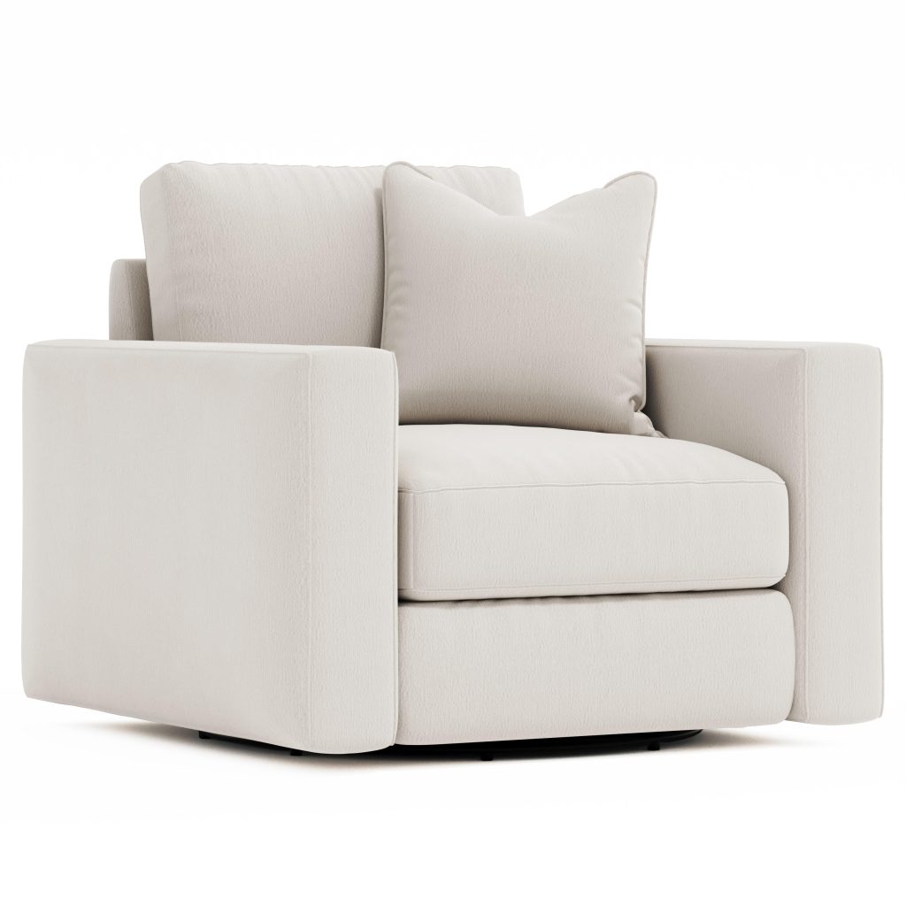 Dawkins Fabric Swivel Chair
